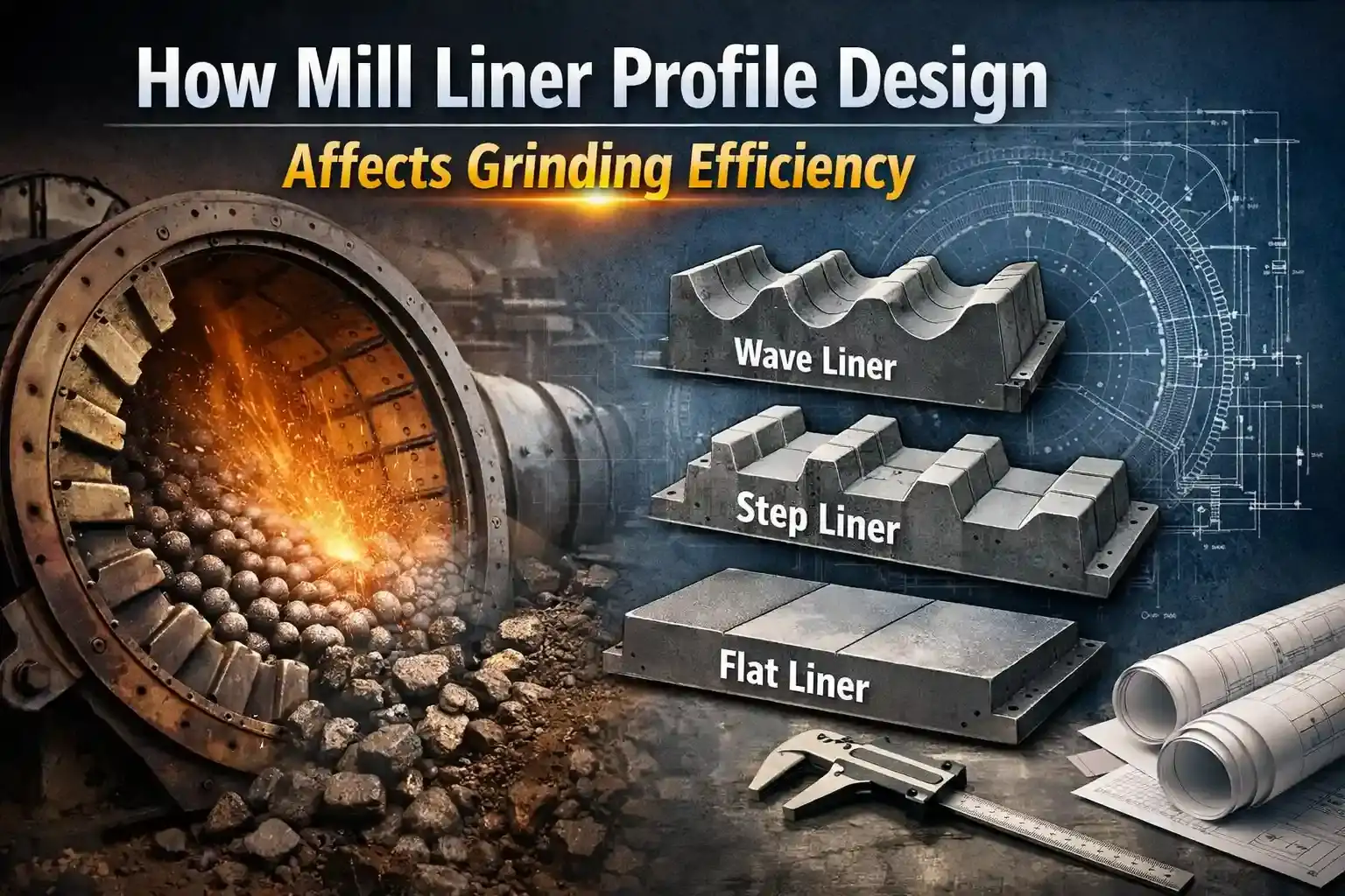 How Mill Liner Profile Design Affects Grinding Efficiency